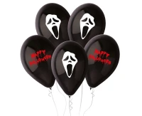 Balony Gemar 12", pastel premium "straszne halloween", 5szt.