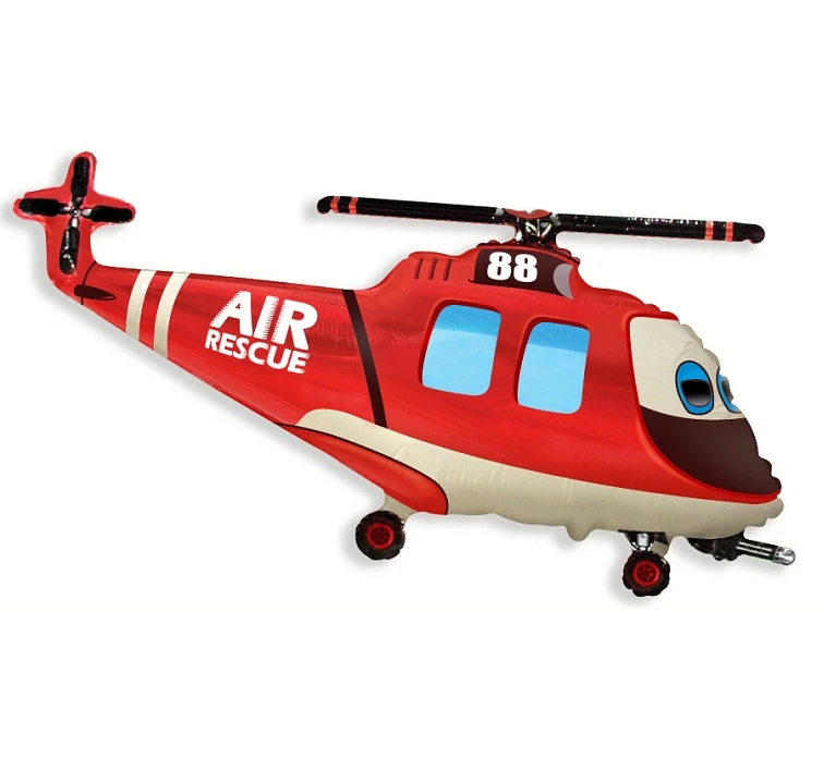 Balon foliowy 24" FX - Helikopter Ratunkowy, niepakowany KK