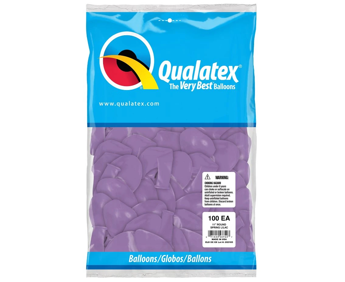 Balony Anagram 11", QL pastel lawendowe, 100szt. KK
