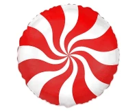 Balon foliowy 18" FX - Lizak, czerwony, niepakowany