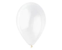 Balony Gemar 10", pastel transparentne, 100szt.