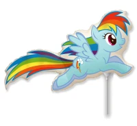 Balon foliowy 14" FX - Kucyki My Little Pony: Rainbow Dash, niepakowany