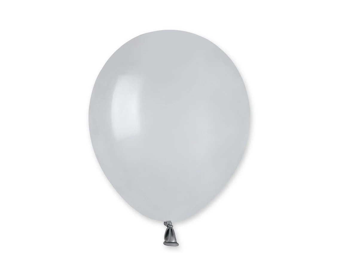 Balony Gemar 5", pastel szare, 100szt.