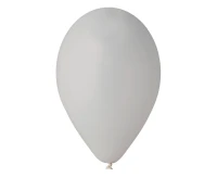 Balony Gemar 10", pastel szare, 100szt.
