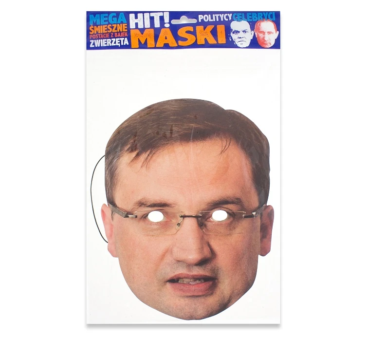 Maska papierowa "Zbigniew Ziobro"