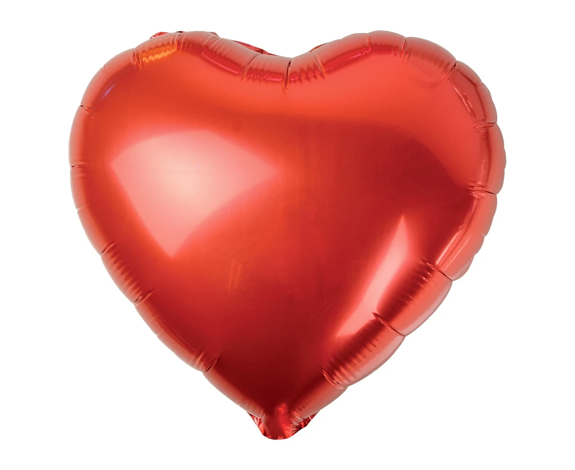 Balon foliowy B&C "Serce", czerwone, 18" AA