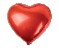 Balon foliowy B&C "Serce", czerwone, 18" AA
