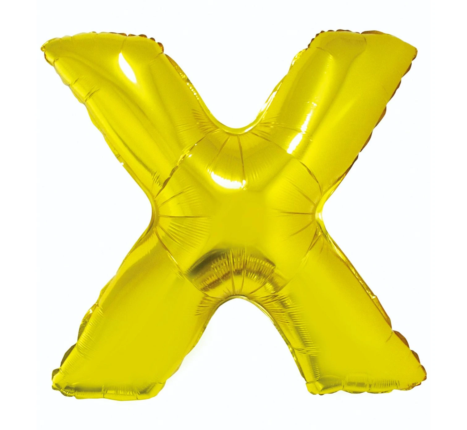 Balon foliowy "Litera X", złota, 89 cm KK
