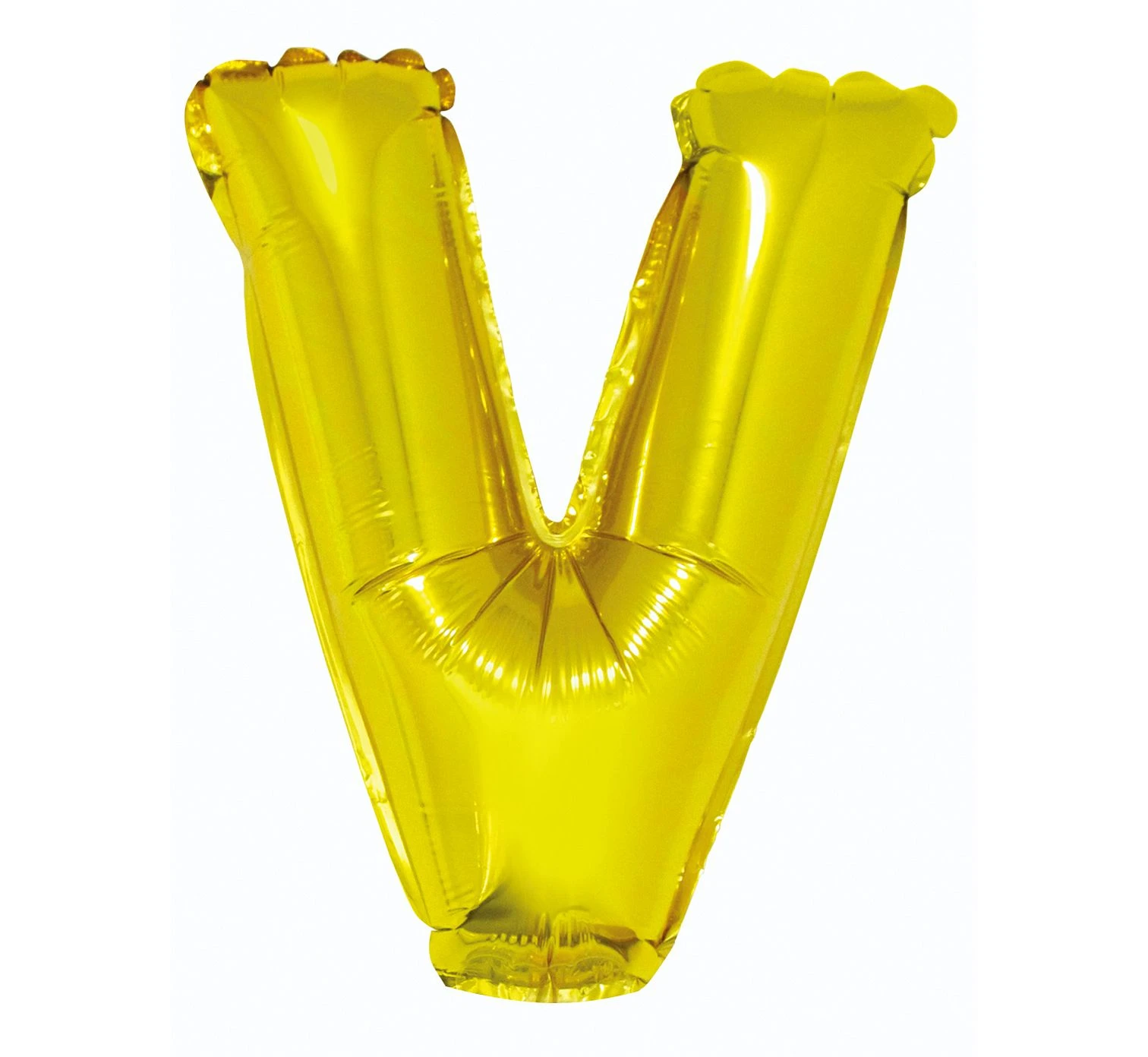 Balon foliowy "Litera V", złota, 35 cm KK