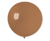 Balony Gemar, pastel kula 0.80m kawowa, 1szt.