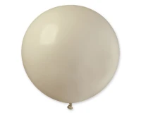 Balony Gemar, pastel kula 0.80m latte, 1szt.
