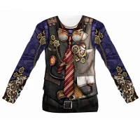 T-shirt z nadrukiem Steampunk Man, rozm. M KK