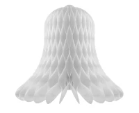 Dekoracja wisząca "Dzwonek", srebrna, 20 cm, 1 szt. KK