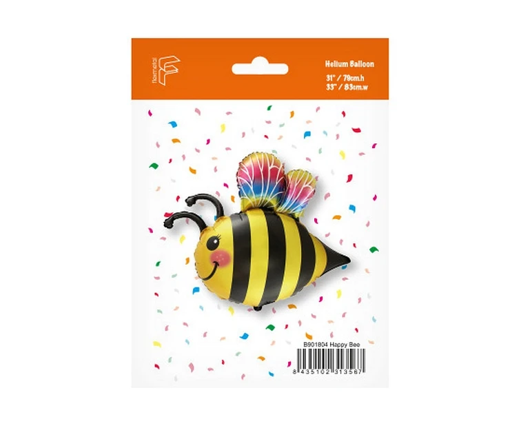 Balon foliowy 24" FX - Wesoła pszczółka, pakowany