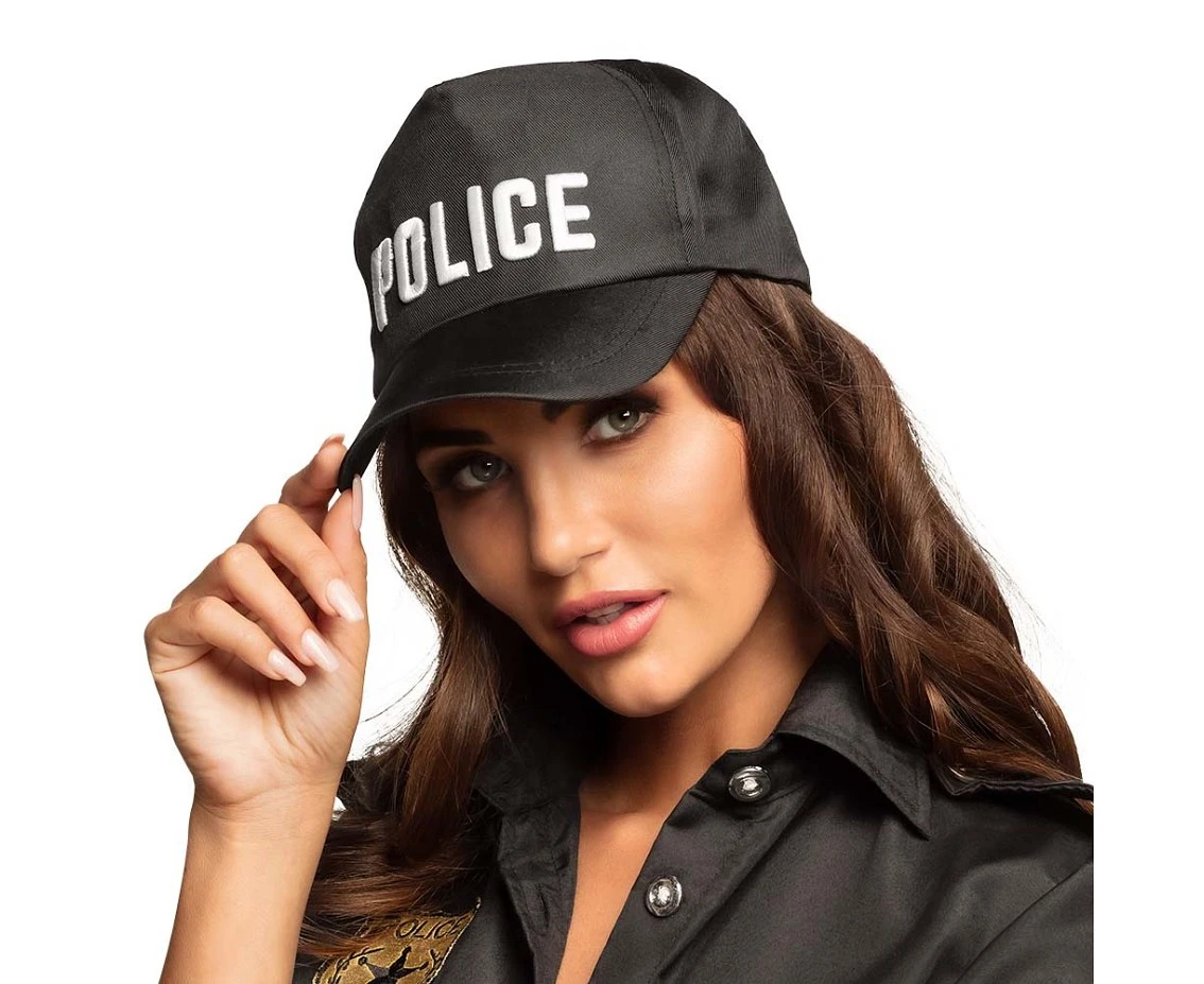 Czapka z daszkiem "Policja" czarna