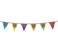 Girlanda, flagi holograficzne "18"