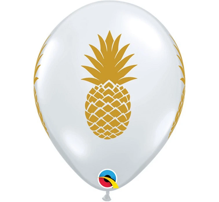 Balony Anagram 11", QL ananas, transparentne, 25szt. KK