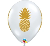 Balony Anagram 11", QL ananas, transparentne, 25szt. KK