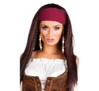 Peruka Piratka Trinity, z bandamką