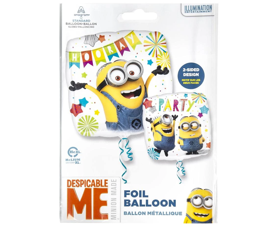Balon foliowy 18" SQR "Minions Party" KK