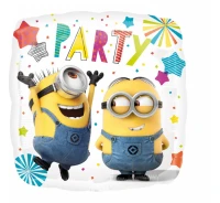 Balon foliowy 18" SQR "Minions Party" KK