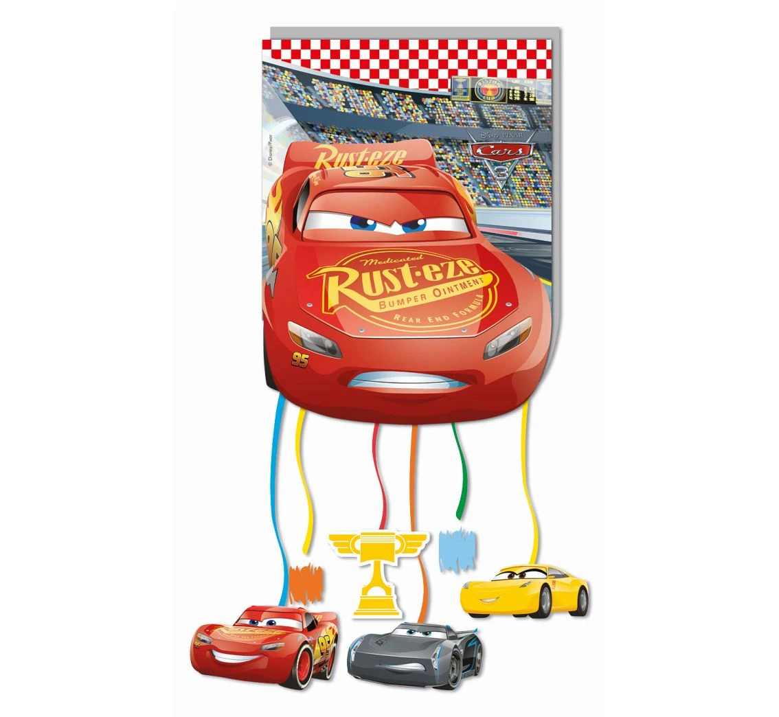 Piniata "Cars 3", 1 szt., 28 x 21 cm KK