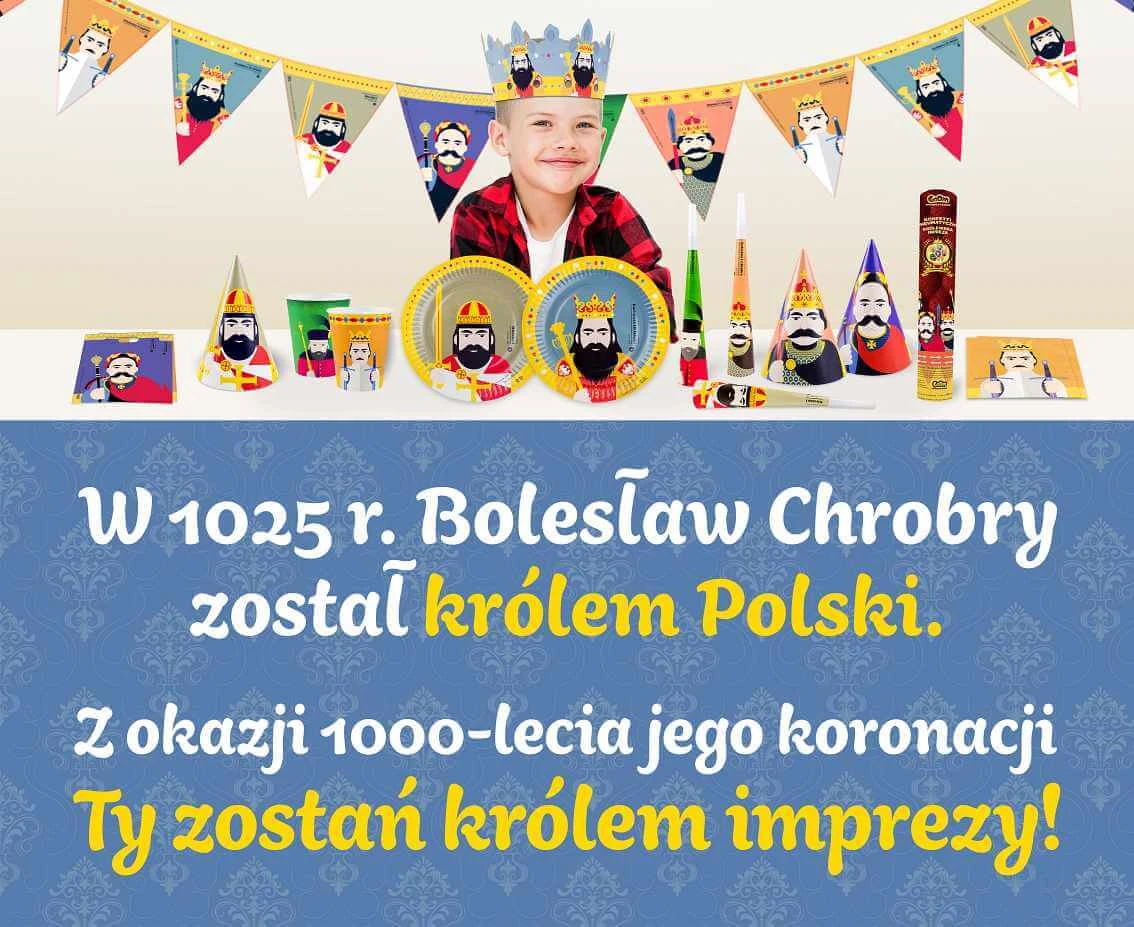 Czapeczki papierowe "Królewska Impreza", 6 szt. KK