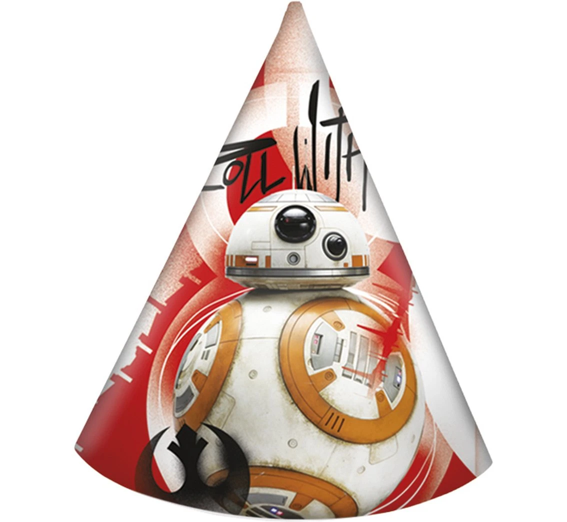 Czapeczki papierowe DISNEY STAR WARS -The Last Jedi, 6 szt. KK
