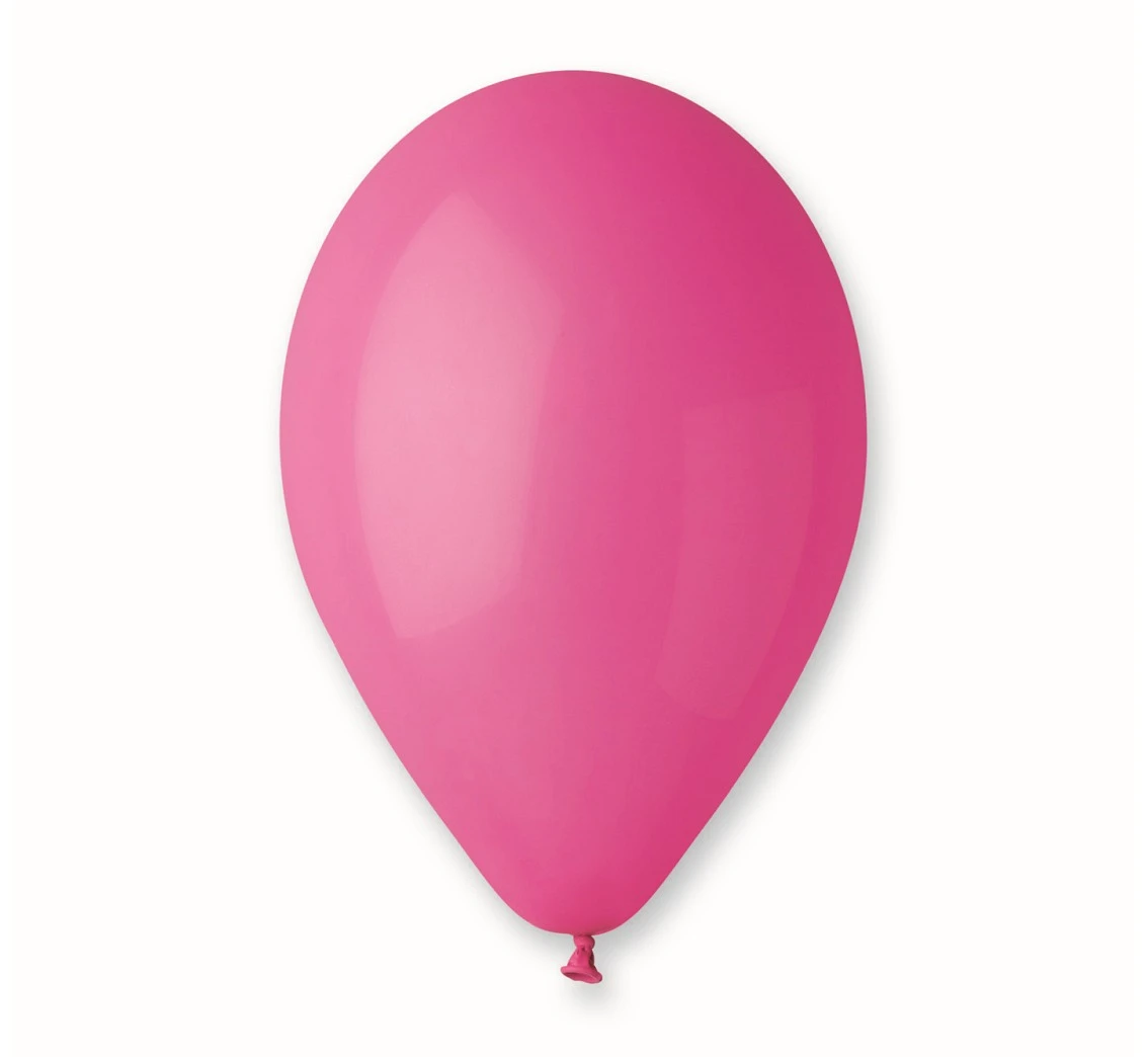 Balony Gemar 10", pastel ciemnoróżowe, 500szt. KK