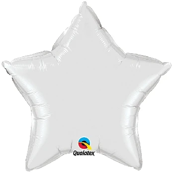 Balon foliowy 20" QL STR "Gwiazda biała" KK