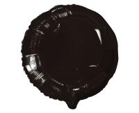 Balon foliowy "Okrągły", czarny, 18" KK