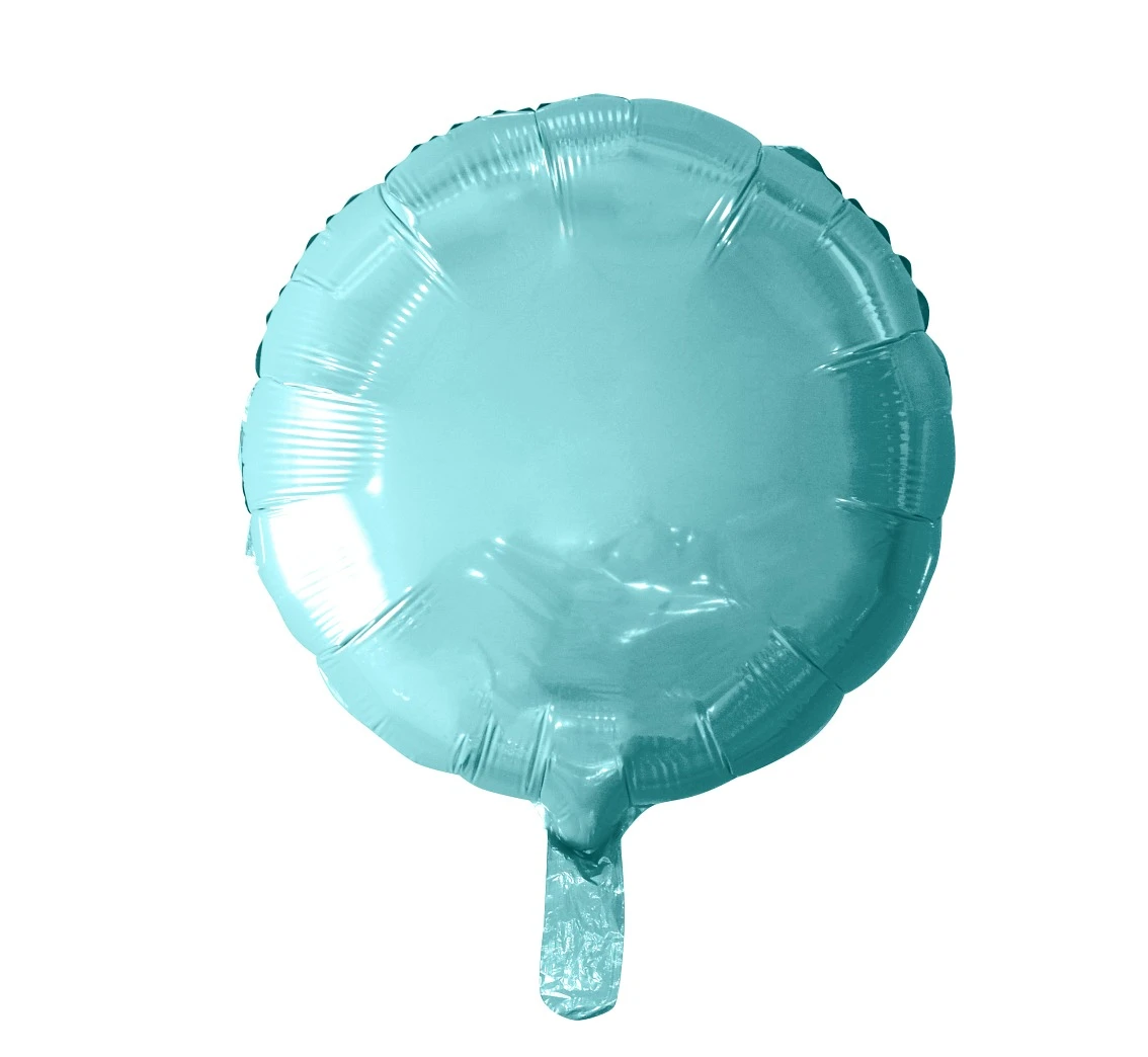 Balon foliowy "Okrągły", jasnoniebieski, 18" KK