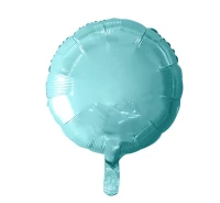 Balon foliowy "Okrągły", jasnoniebieski, 18" KK