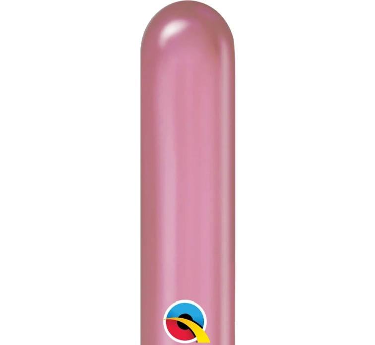 Balony Anagram 11", QL modelina 260, chrom różówo-fioletowe, 100szt. KK