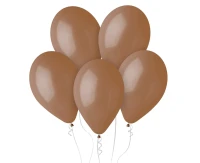 Balony Gemar 12", pastel kawowe, 100szt.