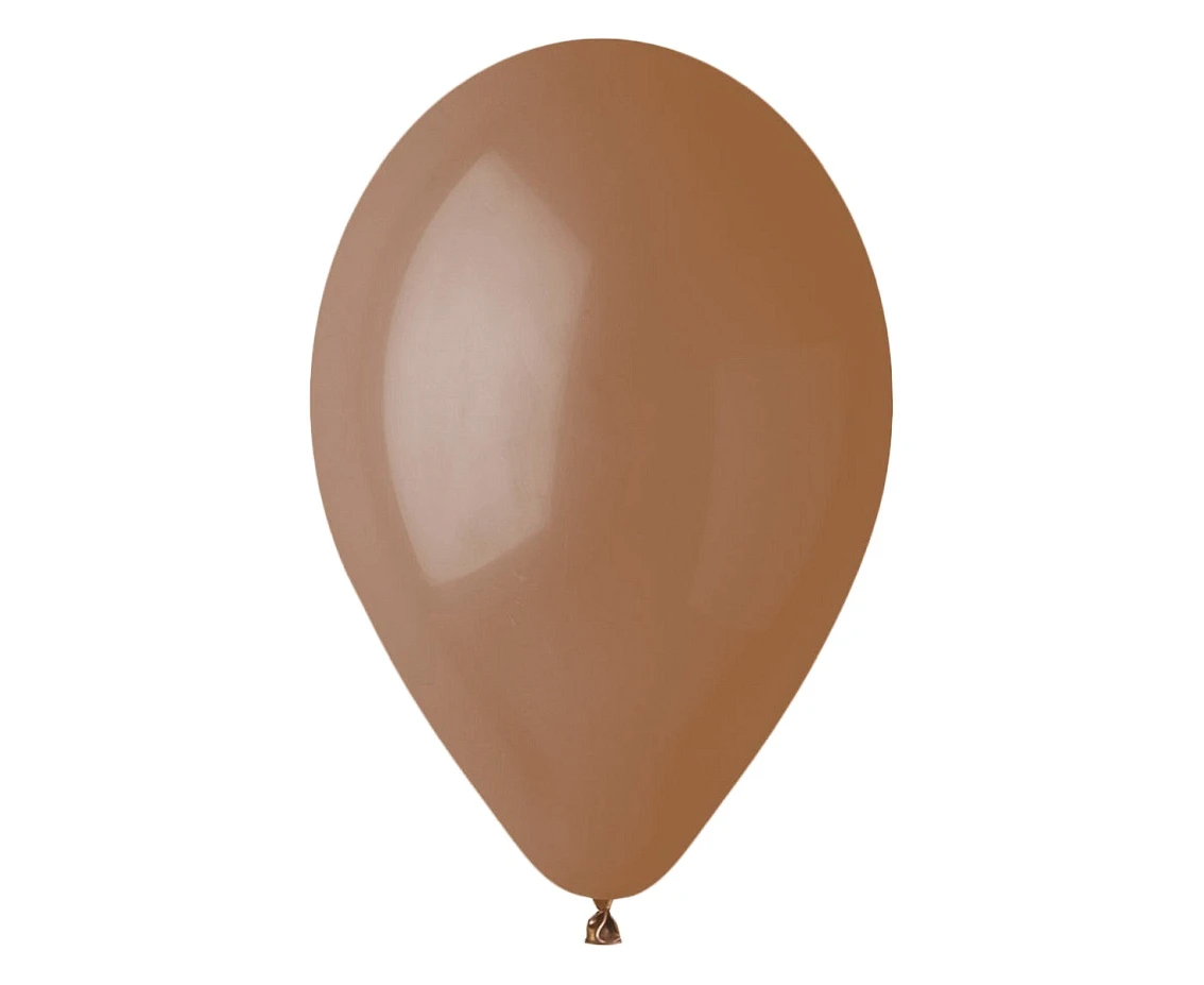 Balony Gemar 10", pastel kawowe, 100szt.