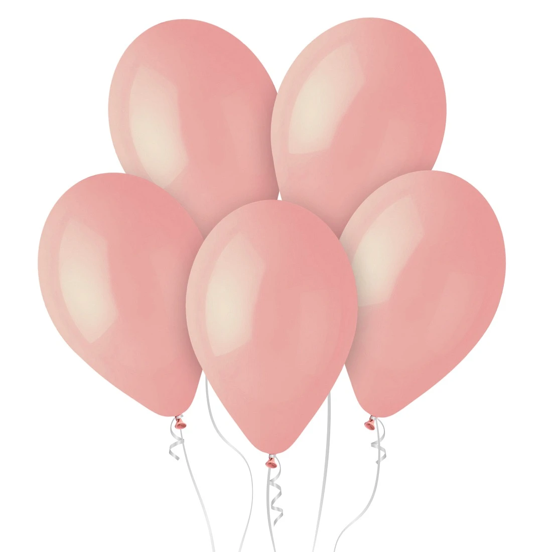 Balony Gemar 12", pastel baby pink macaron, 100szt.