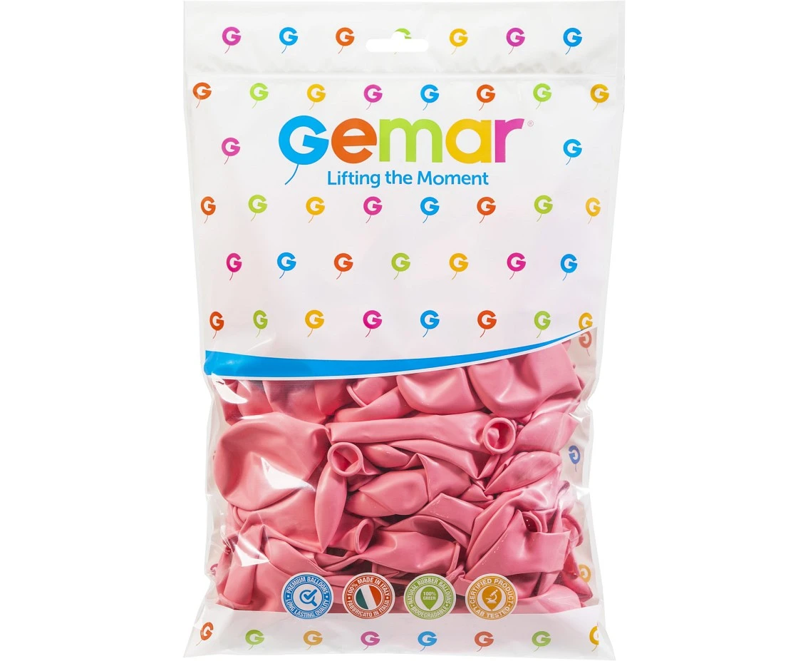 Balony Gemar 12", pastel baby pink macaron, 100szt.