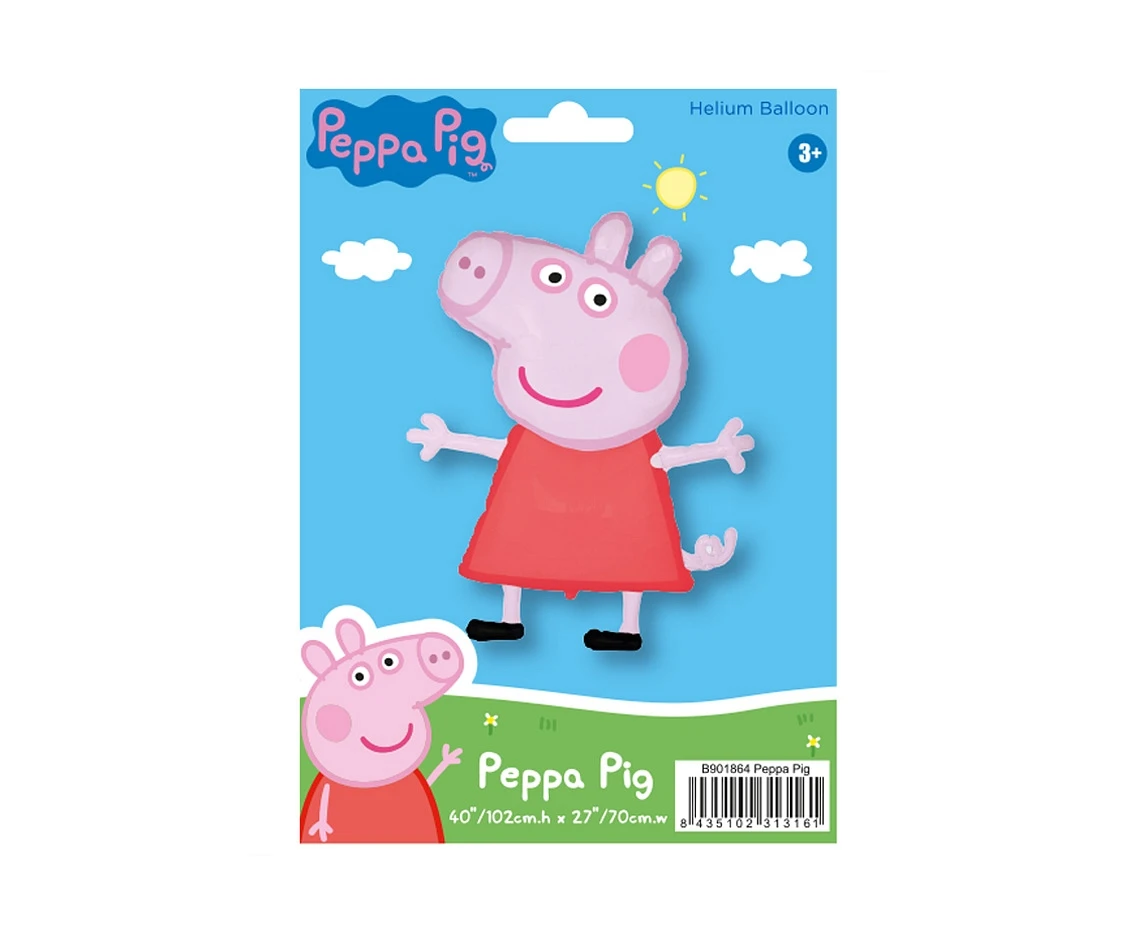 Balon foliowy 24 cale FX - Świnka Peppa, pakowany KK