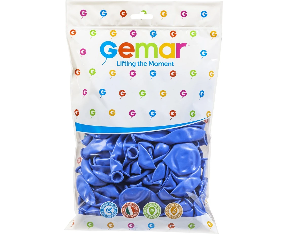 Balony Gemar 12", pastel barwinkowe, 100szt.