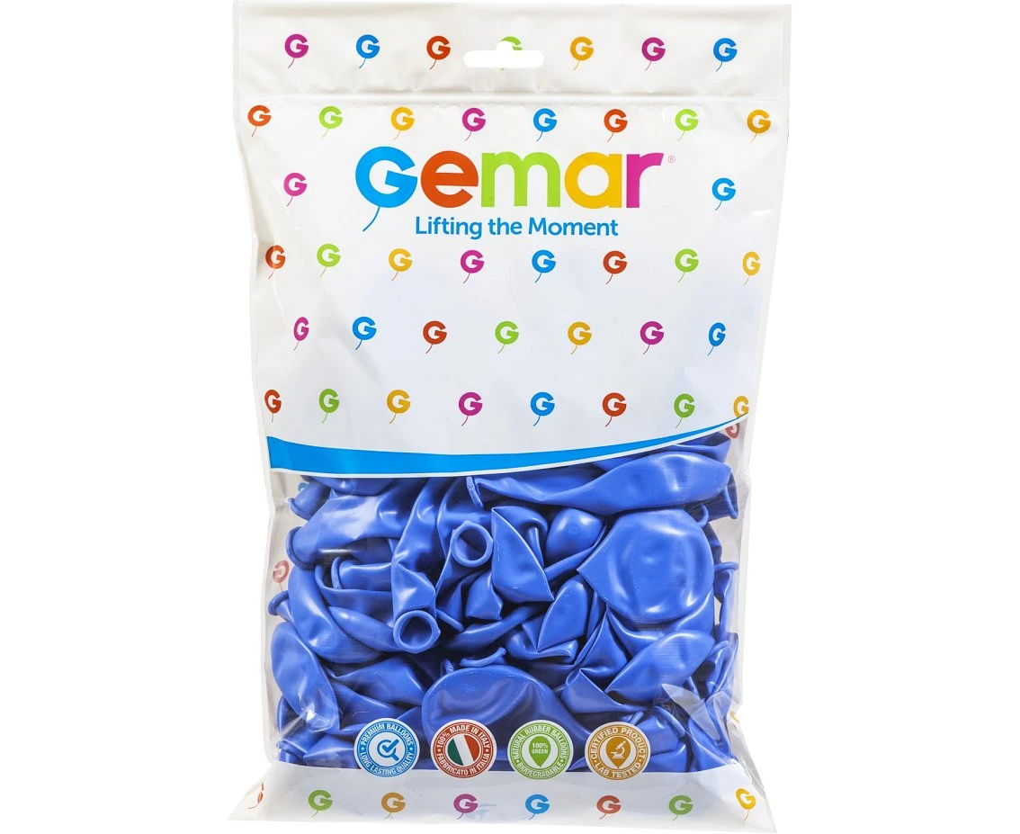 Balony Gemar 10", pastel barwinkowe, 100szt. KK