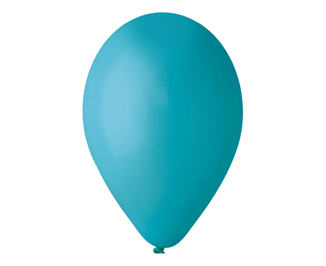 Balony Gemar 12", pastel turkusowoniebieskie, 100szt.