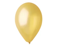 Balony Gemar 10", metalik złote dorato, 100szt.