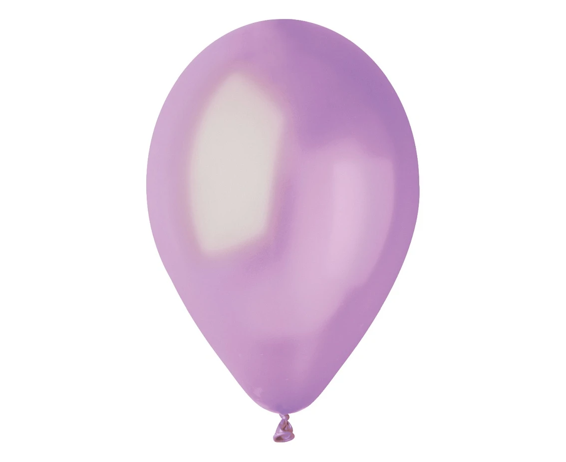 Balony Gemar 12", metalik lawendowe, 100szt. KK