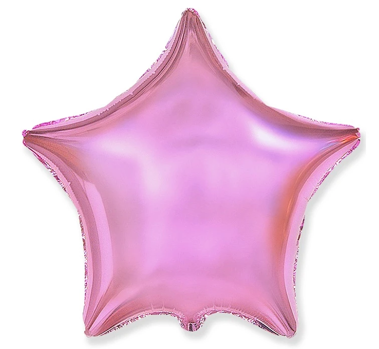 Balon foliowy 18" FX - Gwiazda (j. różowa), niepakowany