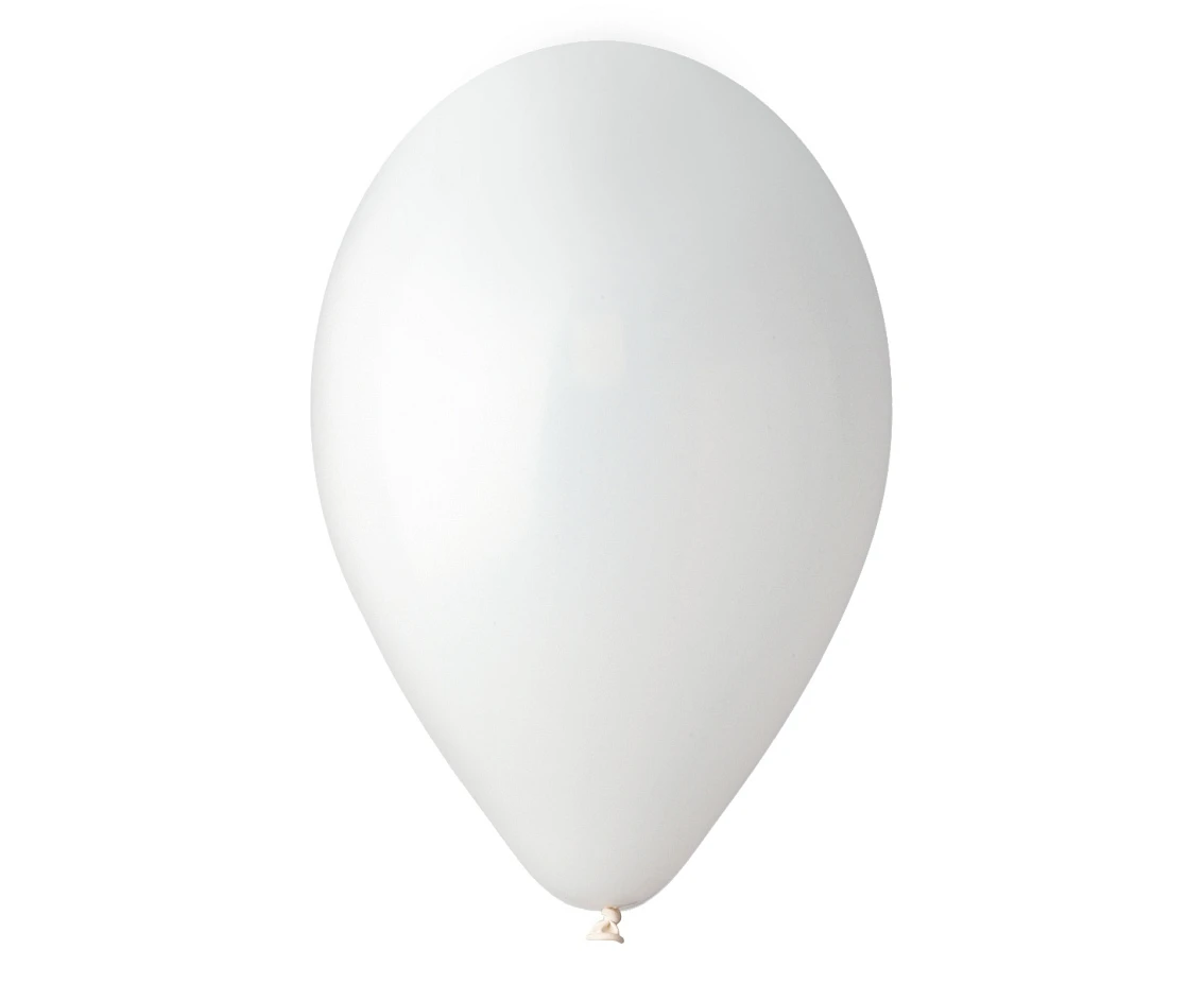 Balony Gemar 13", pastel białe, 50szt.