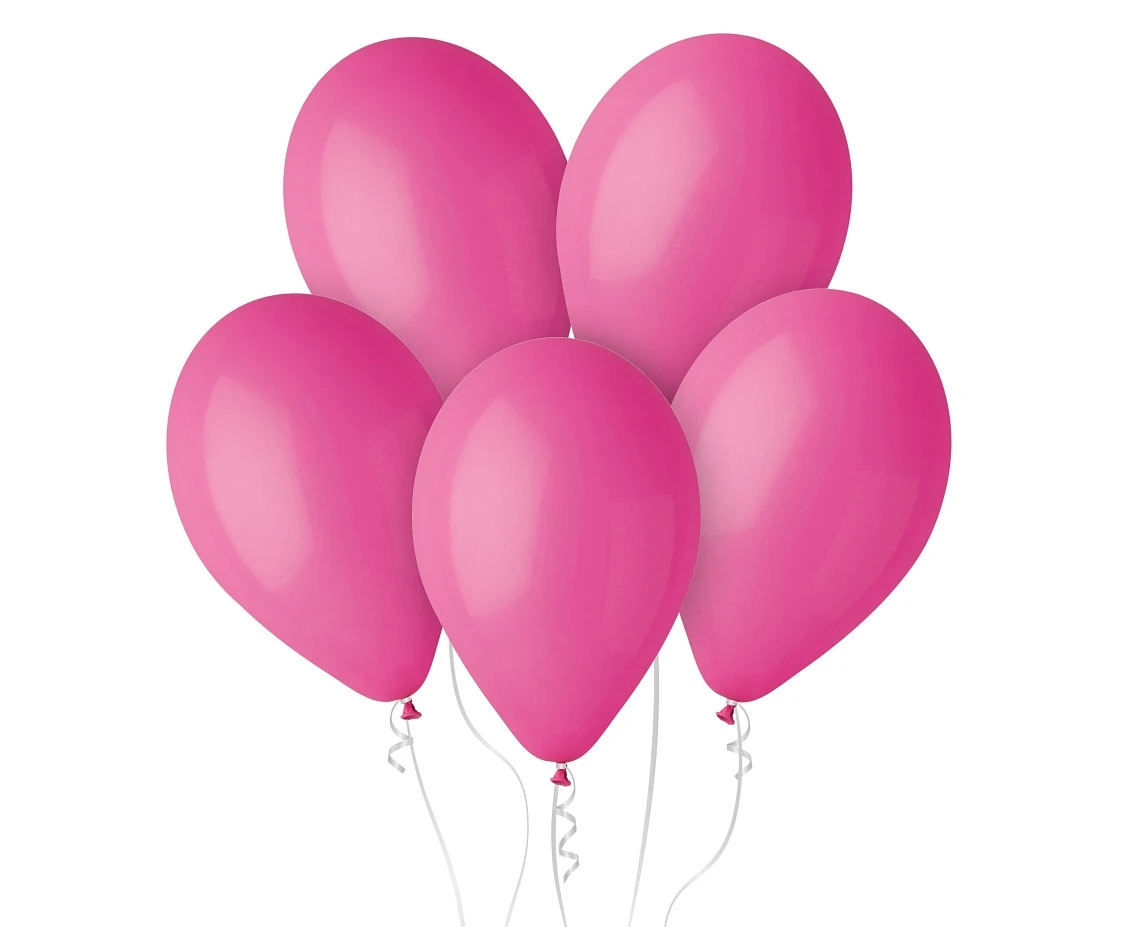 Balony Gemar 13", pastel ciemnoróżowe, 50szt.