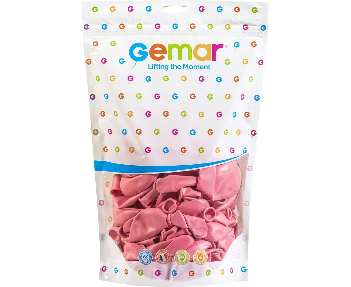 Balony Gemar 13", pastel baby pink macaron, 50szt.