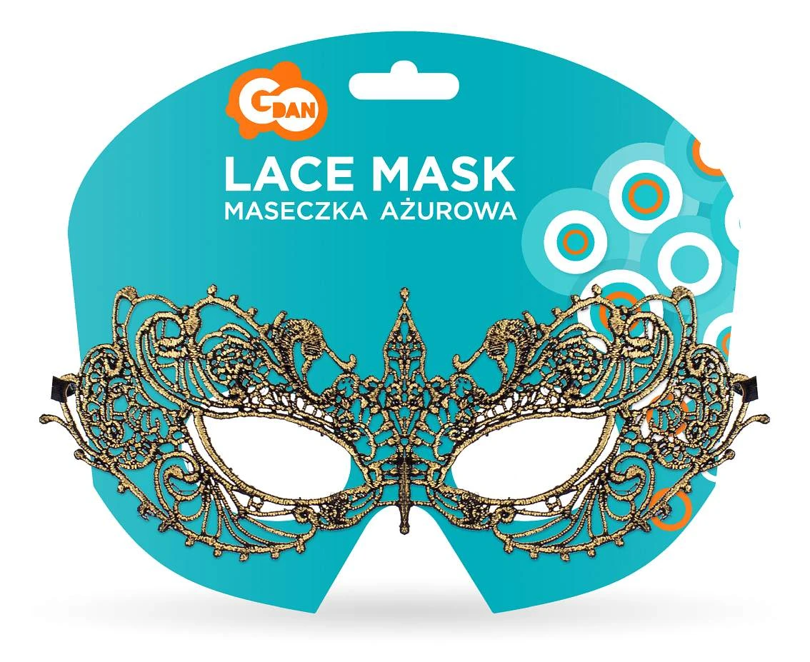 Maseczka ażurowa Złota magia