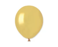Balony Gemar 5", metalik złote dorato, 100szt.